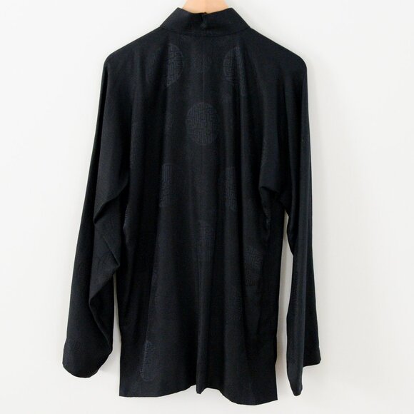 Shanghai Tang Black Silk Jacquard - Picture 2 of 9
